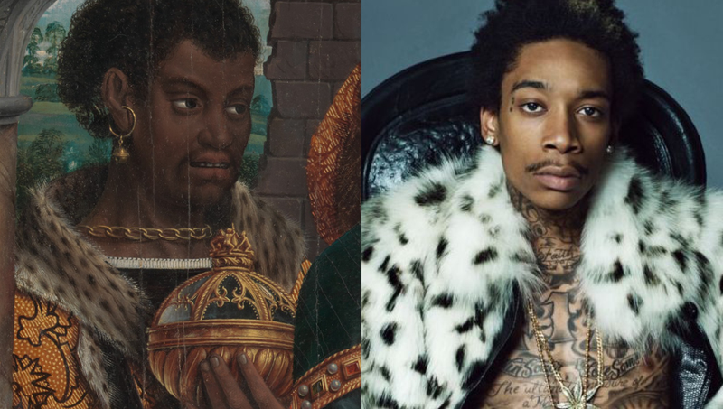 Illustration for article titled Rap stars and their uncanny Renaissance art doppelgangersÂ